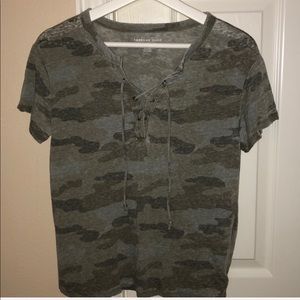camo top
